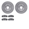 Dynamic Friction Co 4502-75054, Geospec Rotors with 5000 Advanced Brake Pads, Silver 4502-75054